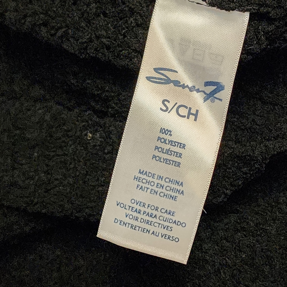 Seven7 Black Chenille Cowl Neck Sweater - Picture 11 of 14